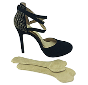 Scarlet Ball-To-Heel Cushion: Lush Shoe Insert from Ball-Of-Foot to Heel for High Heels and Flats