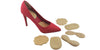 Scarlet Forefoot, Heel & Blister Blocker Cushions Combo: Lush Shoe Inserts for High Heels & Flats